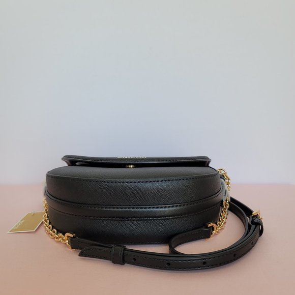 MICHAEL KORS Jet Set Charm Saffiano Leather MD Half Dome Chain Crossbody-🎈⭐$148 - Picture 9 of 16